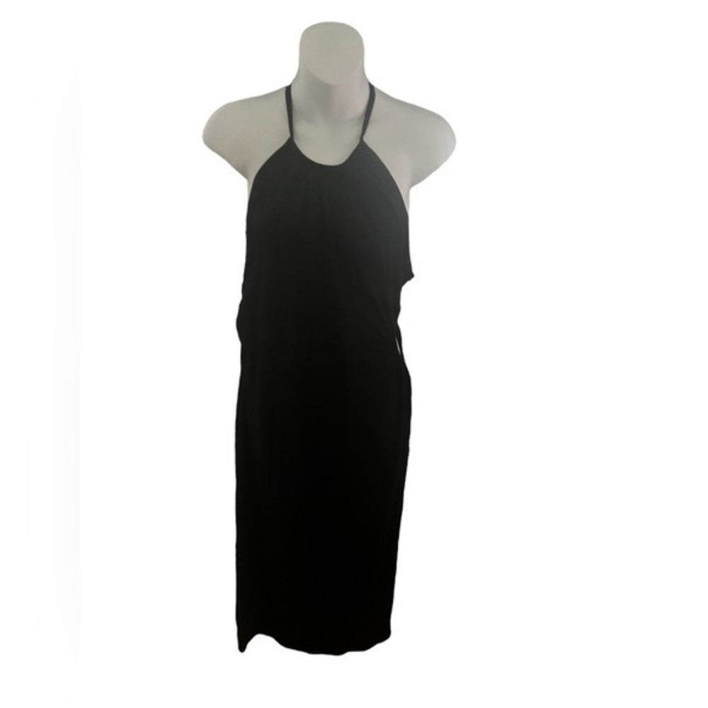 ASOS Design Black Spaghetti Strap Maxi‎ Dress size 10 NWT